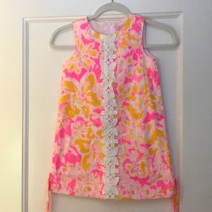 Lilly Pulitzer Girls Classic Shift Dress Size 6